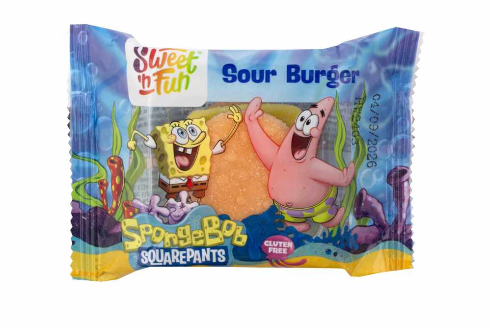 SPONGE BOB SOUR BURGER 40g (SWEET'N FUN)
