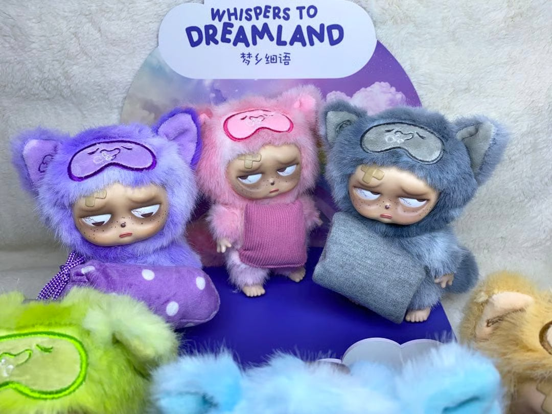 Sleepless Grumpipi – Whispers to Dreamland Plush Blind Box Keychain