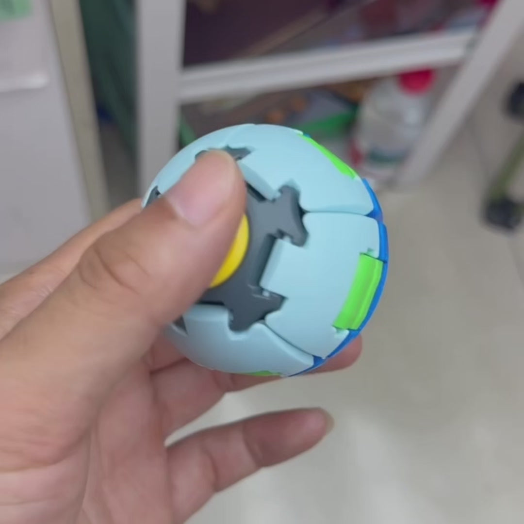 Rotating Fidget Ball – Stressball med roterende spinner