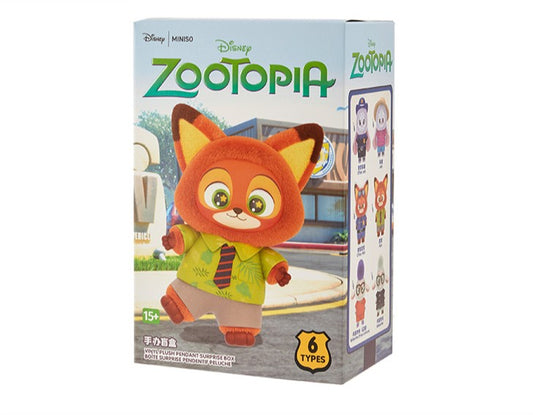 Zootopia Vinyl Plush Pendant Mystery Blind Box – MINISO