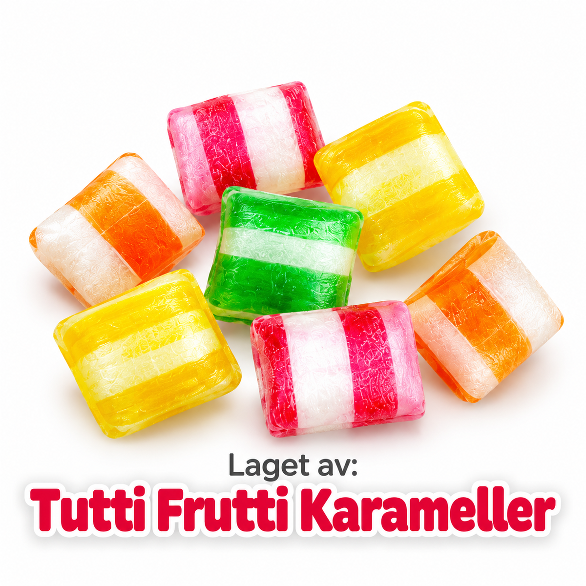 Frysetørket Tutti Frutti Drops