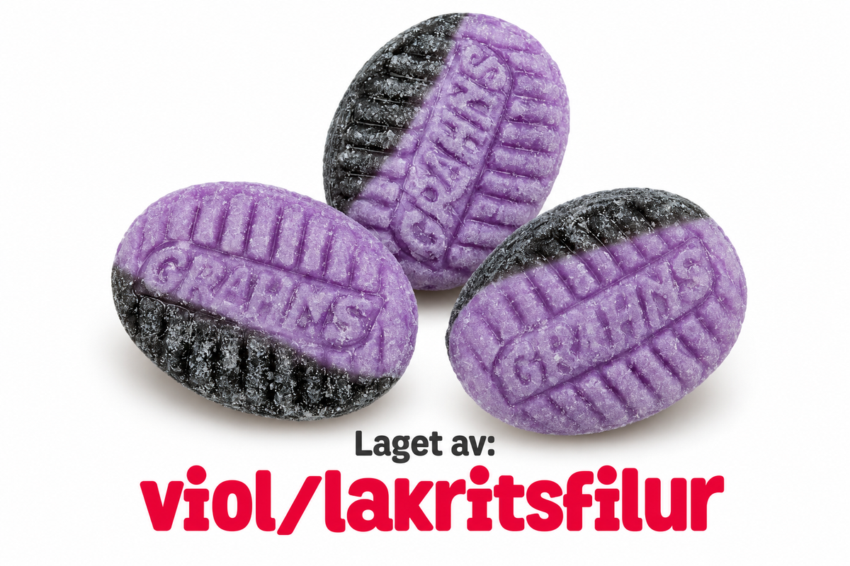 Frysetørket Fiol & Lakris